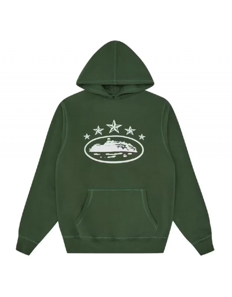 Felpa con Cappuccio Donna Corteiz 5 Starz Alcatraz Bianche Italia | K9Y-2451