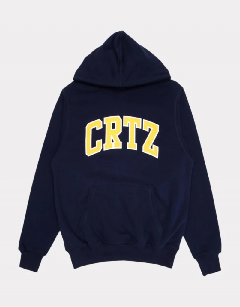 Felpa con Cappuccio Donna Corteiz Crtz Dropout Bianche Italia | G7H-2040