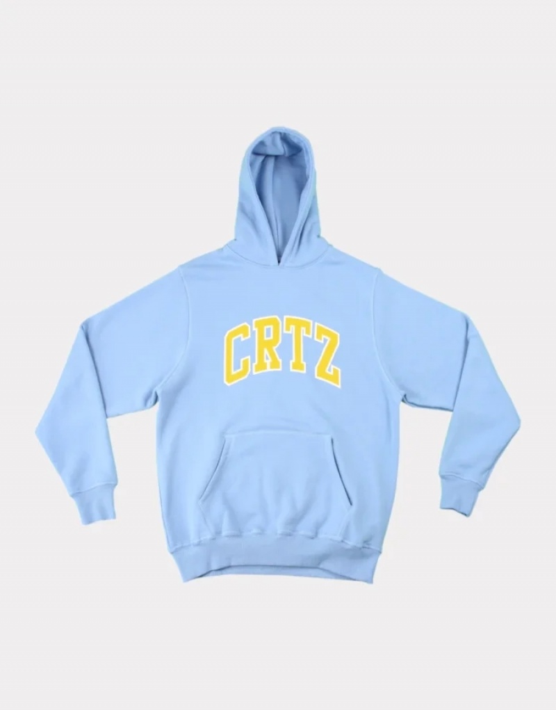 Felpa con Cappuccio Donna Corteiz Dropout Bianche Italia | Q3H-4662