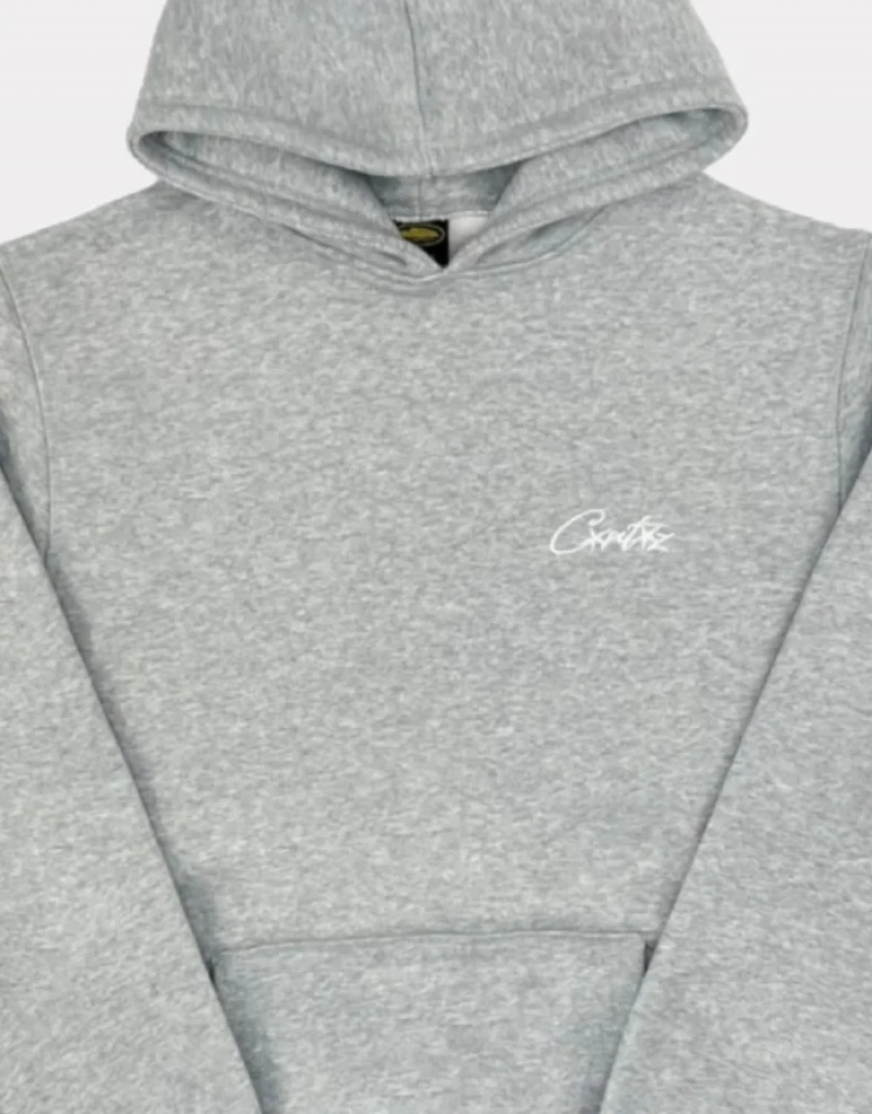 Felpa con Cappuccio Uomo Corteiz Hmp Embroidery Bianche Italia | J5B-7380