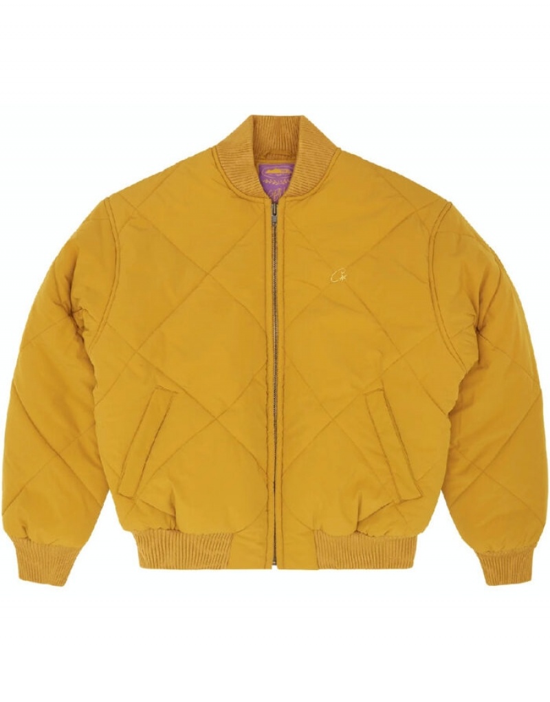 Giacche Donna Corteiz Olde English Quilted Bomber Bianche Italia | D1I-8023