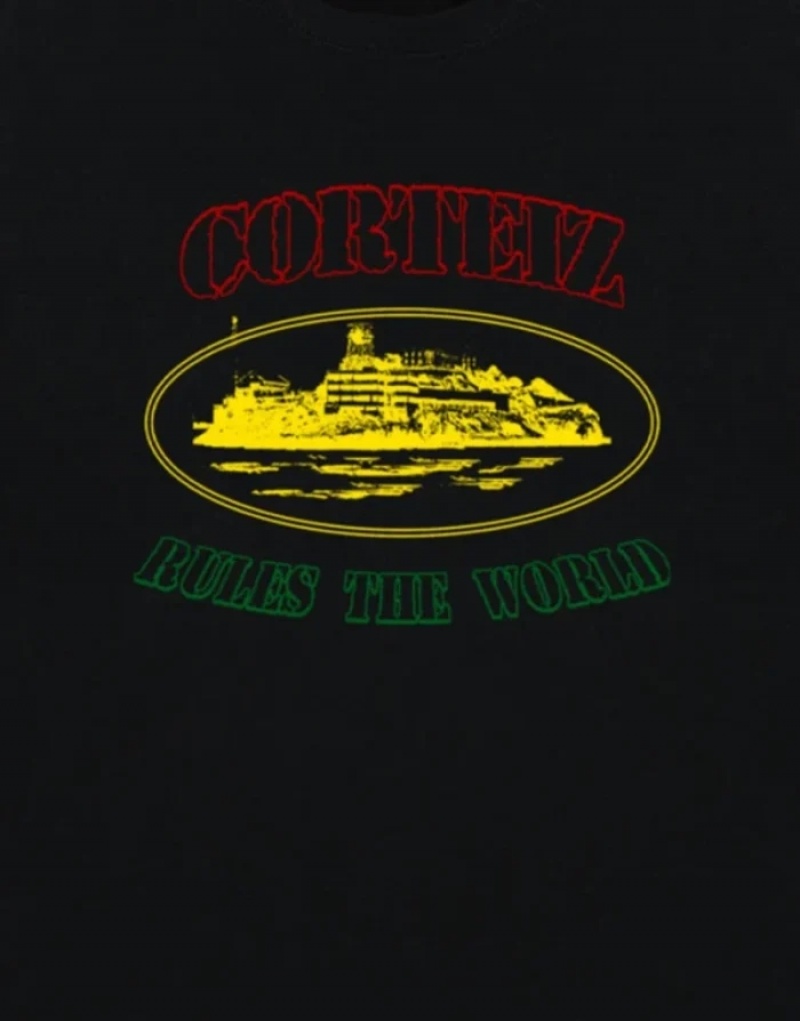 Magliette Donna Corteiz Og Carni Alcatraz Bianche Italia | N6U-0342