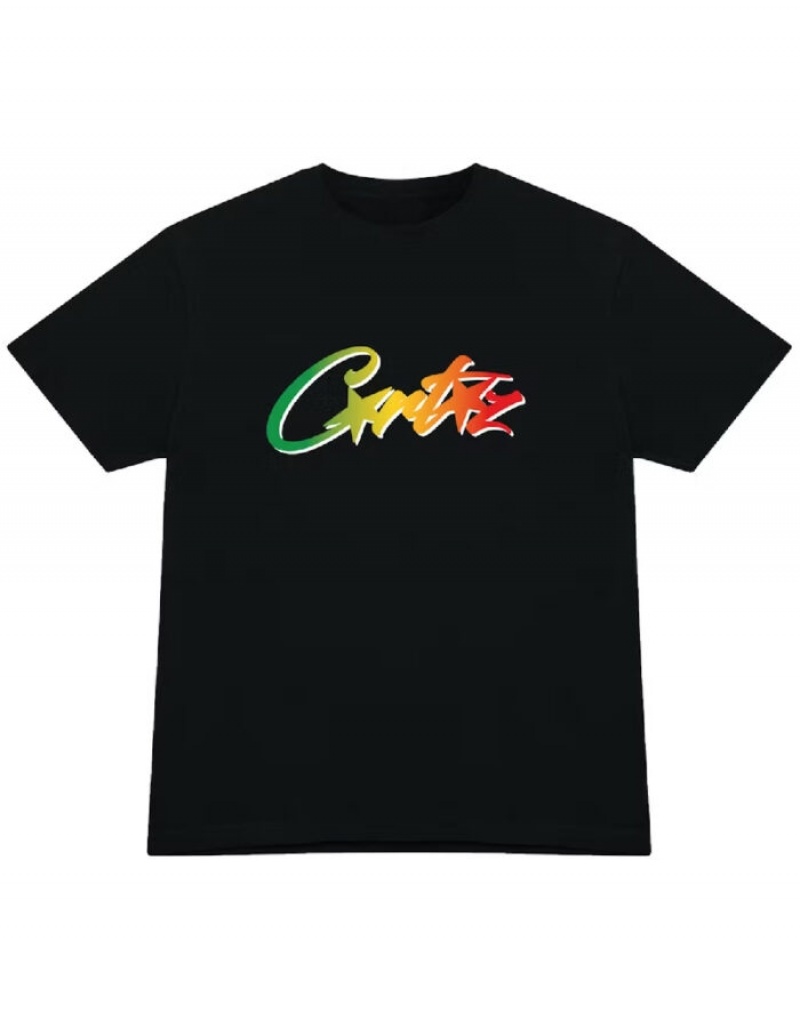 Magliette Uomo Corteiz Allstarz Gradient Carni Bianche Italia | K9T-2569