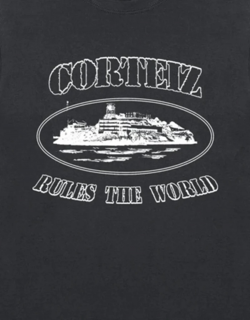Magliette Uomo Corteiz Og Alcatraz Bianche Italia | D1B-2344