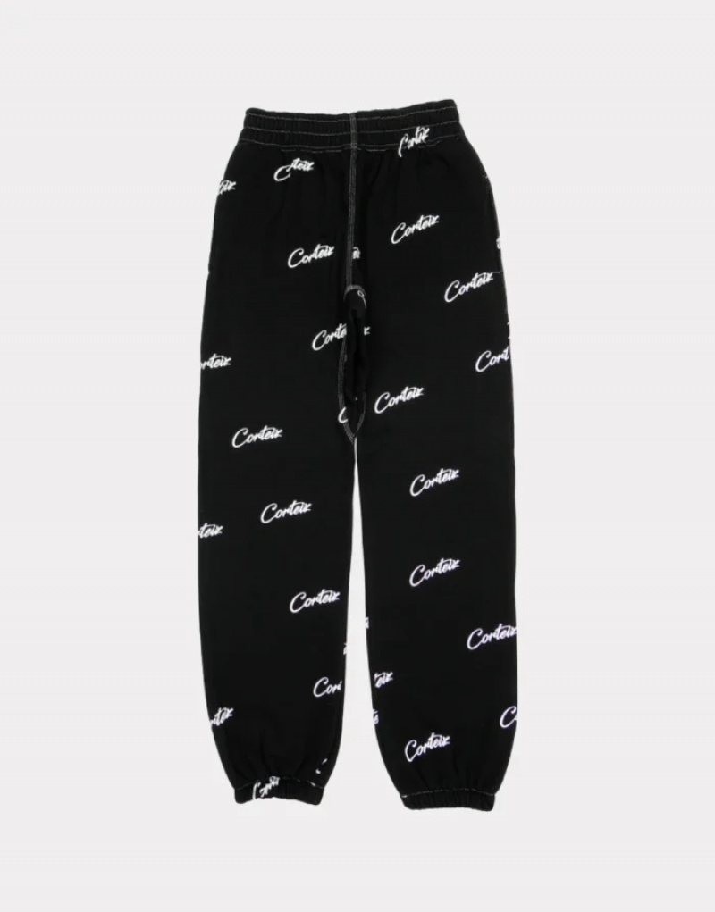 Pantaloni Jogger Donna Corteiz All Over Print Bianche Italia | X5H-7116