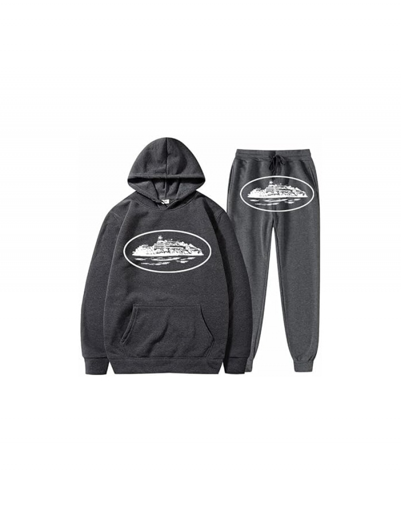 Tute Uomo Corteiz Jogger Bianche Italia | C2N-6848